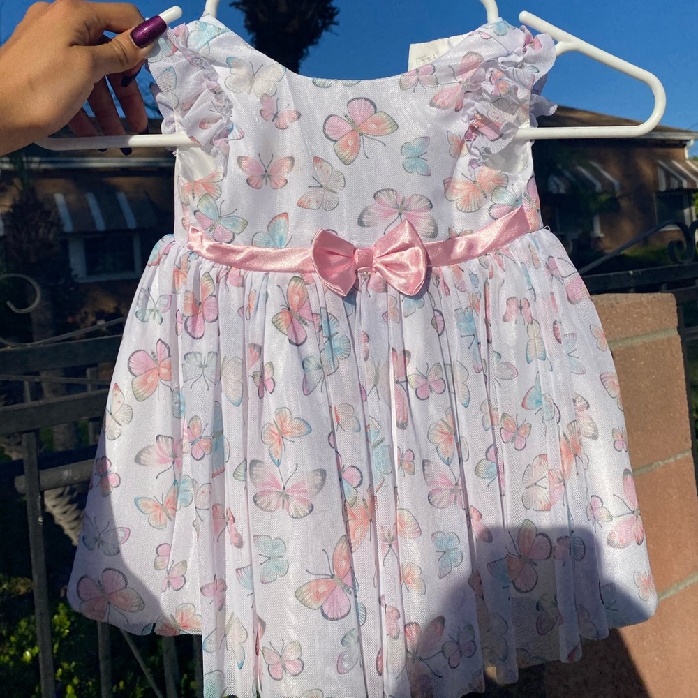 Baby girl butterfly dress